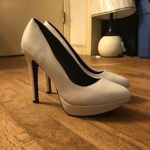 White Charlotte Russe Heels